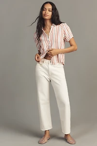 Cloth & Stone Puff-Sleeve Buttondown Top