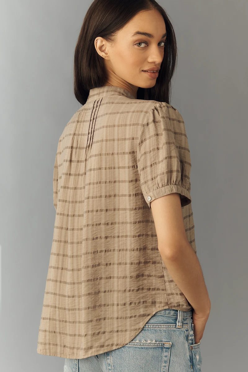 Cloth & Stone Textured Buttondown Shirt