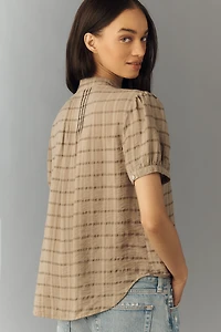 Cloth & Stone Textured Buttondown Shirt