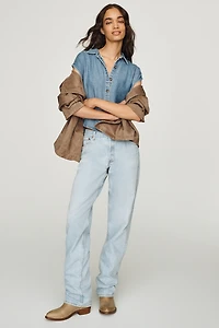Cloth & Stone Denim Buttondown Shirt