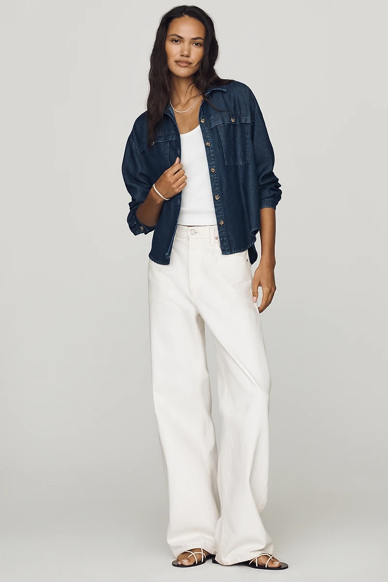 Cloth & Stone Denim Rinse Buttondown Shirt