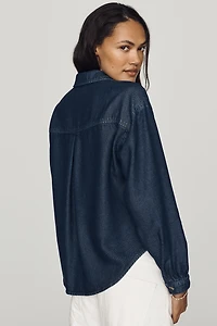 Cloth & Stone Denim Rinse Buttondown Shirt