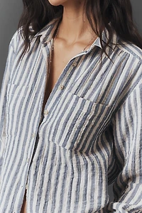 The Hadley Relaxed Buttondown Shirt by Pilcro​: Striped Edition