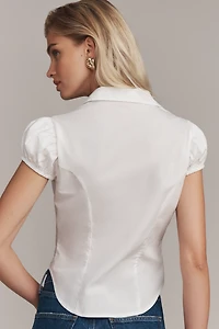 Maeve Puff-Sleeve Blouse