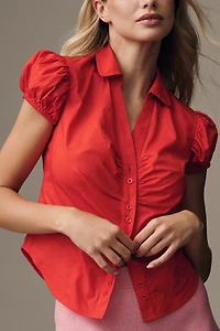 Maeve Puff-Sleeve Blouse