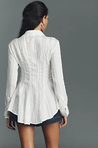 Maeve Waisted Buttondown Tunic