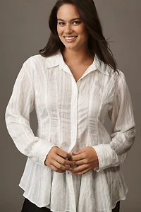 Maeve Waisted Buttondown Tunic