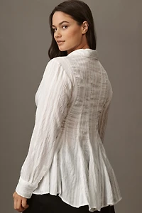 Maeve Waisted Buttondown Tunic