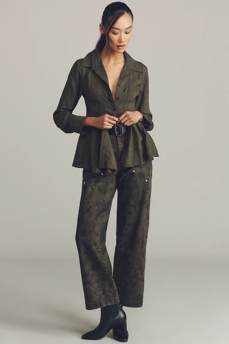 Maeve Waisted Buttondown Tunic