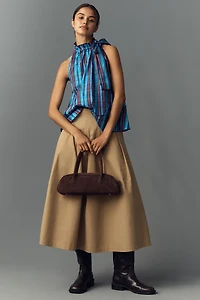 Maeve Sleeveless Tie-Neck Blouse