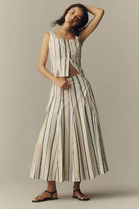 Maeve Cotton Sleeveless Crop Top