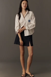 The Kayla Plosz Antiel Shrunken Bennet Buttondown Shirt by Maeve