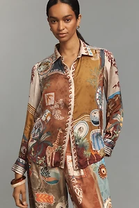 Ranna Gill Printed Buttondown Shirt