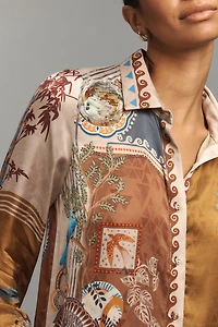 Ranna Gill Printed Buttondown Shirt