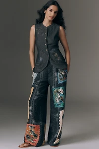 Ranna Gill Embroidered Cotton Vest
