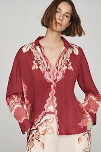 Ranna Gill Collared Blouse