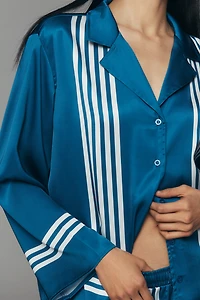 Glamorous Plus Satin Buttondown Shirt
