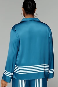 Glamorous Plus Satin Buttondown Shirt