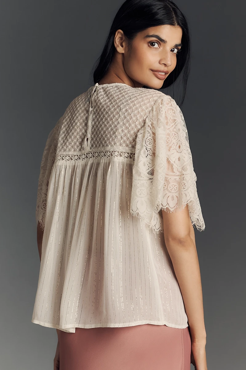 Bl-nk Aleenana Short-Sleeve Top