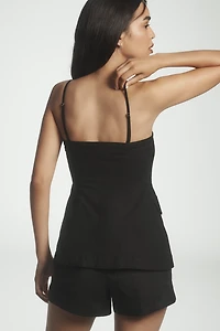 By Anthropologie Front-Zip Tank Top