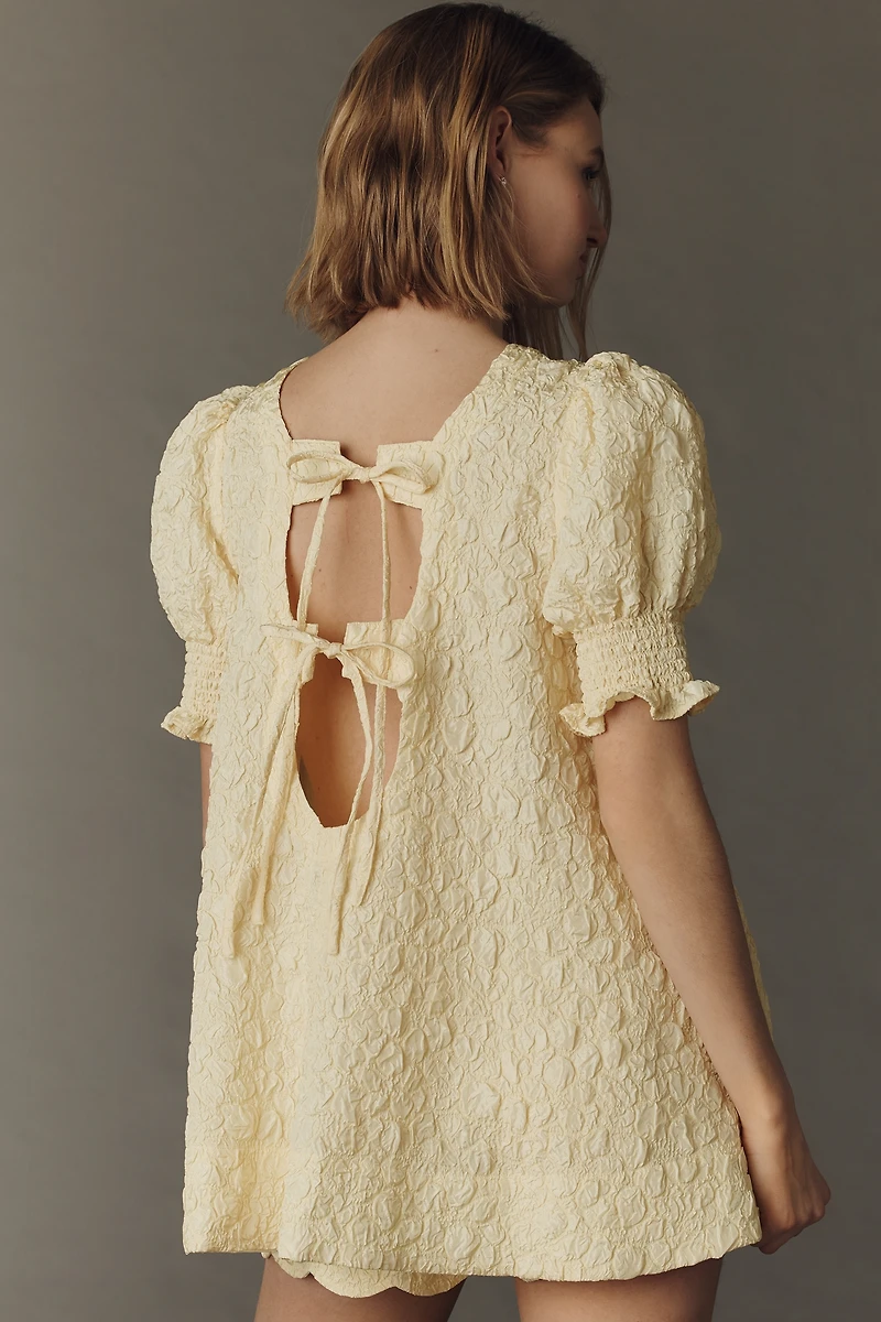 Maeve Short-Sleeve Mini Swing Top