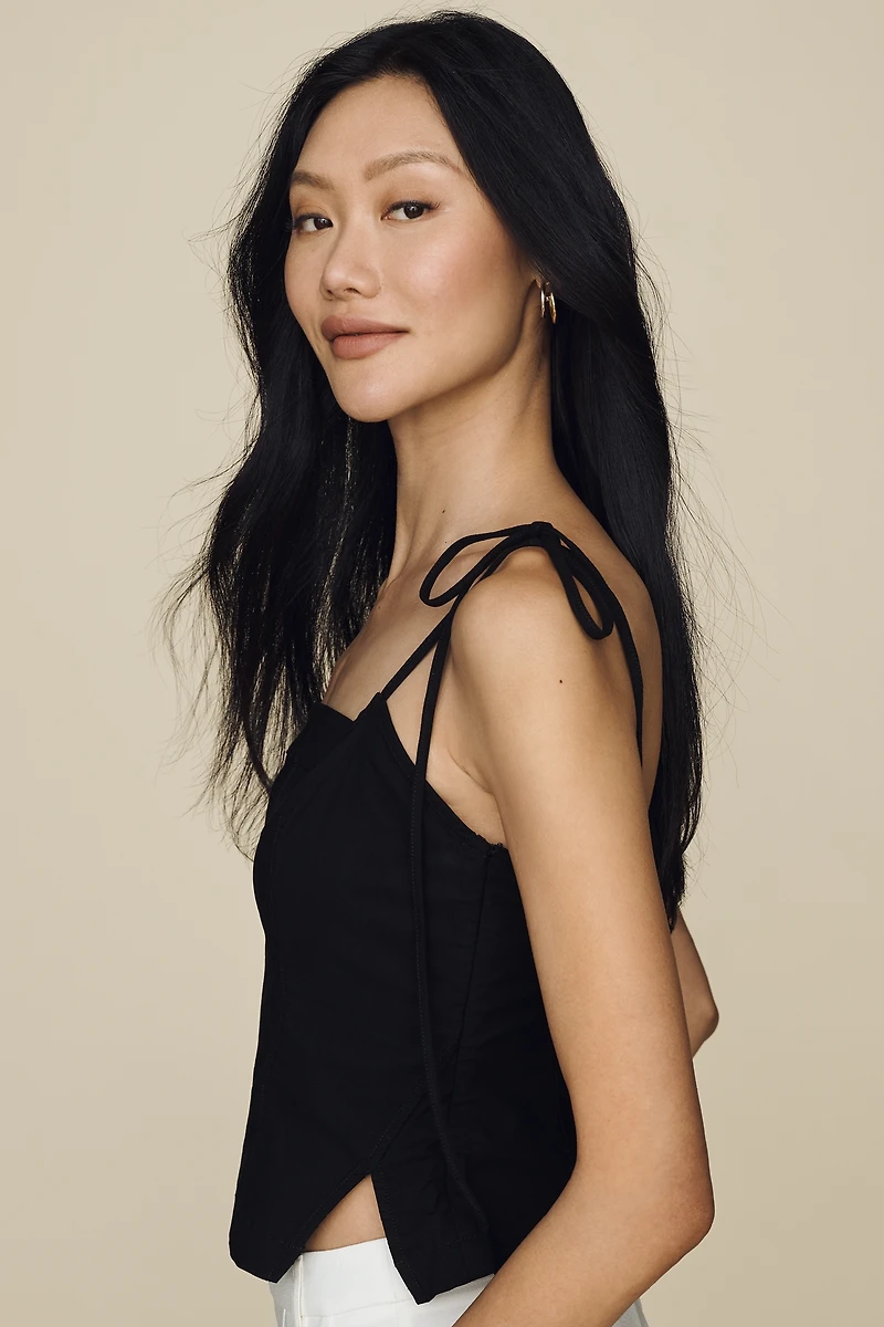 By Anthropologie Tie-Strap Tank