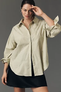 English Factory Bow Embroidery Buttondown Shirt