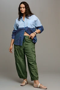 English Factory Colorblock Stripe Shirt