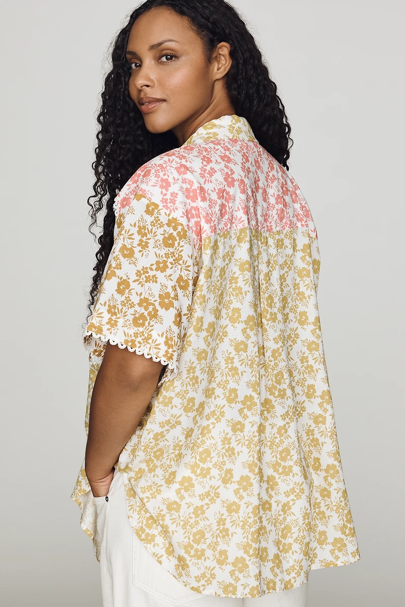 English Factory Floral Buttondown Shirt