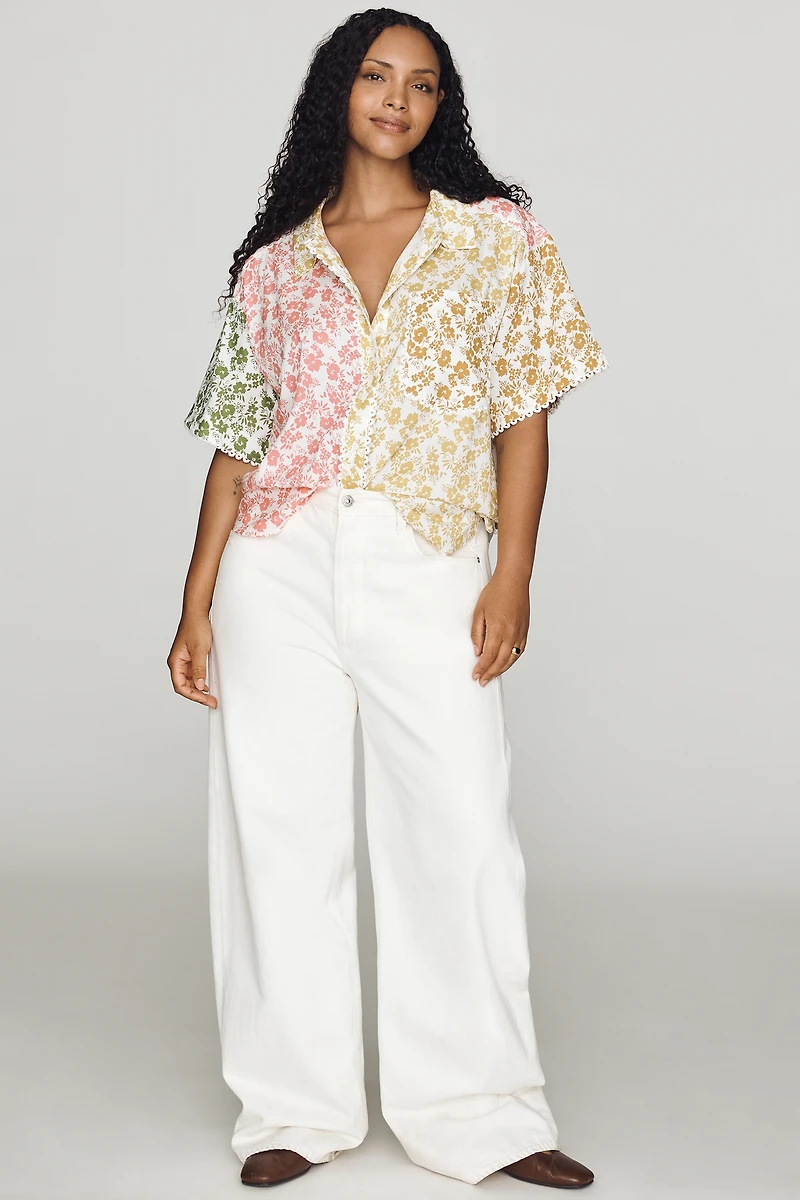 English Factory Floral Buttondown Shirt