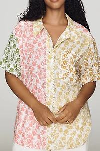 English Factory Floral Buttondown Shirt