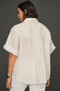 English Factory Linen Buttondown Shirt