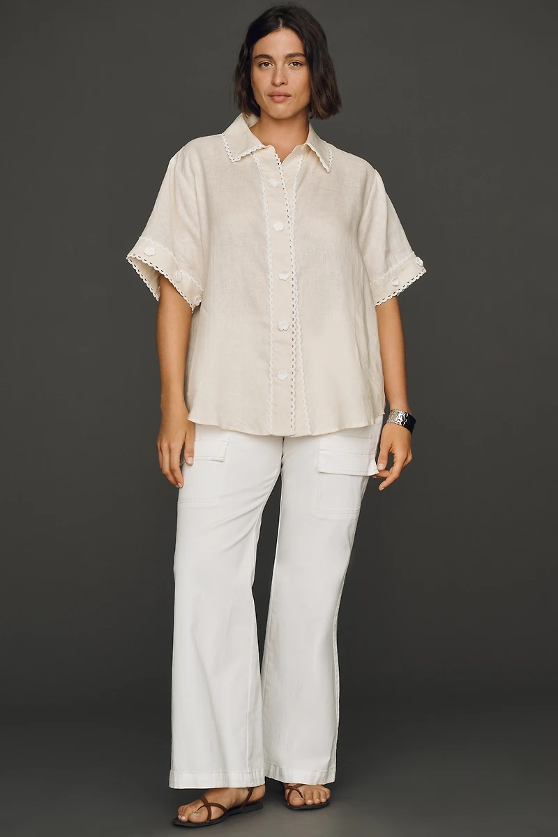 English Factory Linen Buttondown Shirt