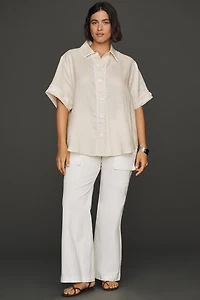 English Factory Linen Buttondown Shirt