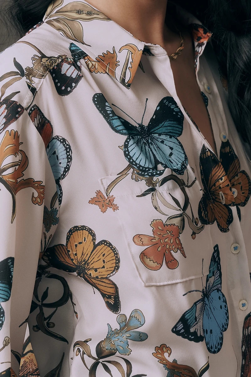 Brielle Relaxed Buttondown Blouse