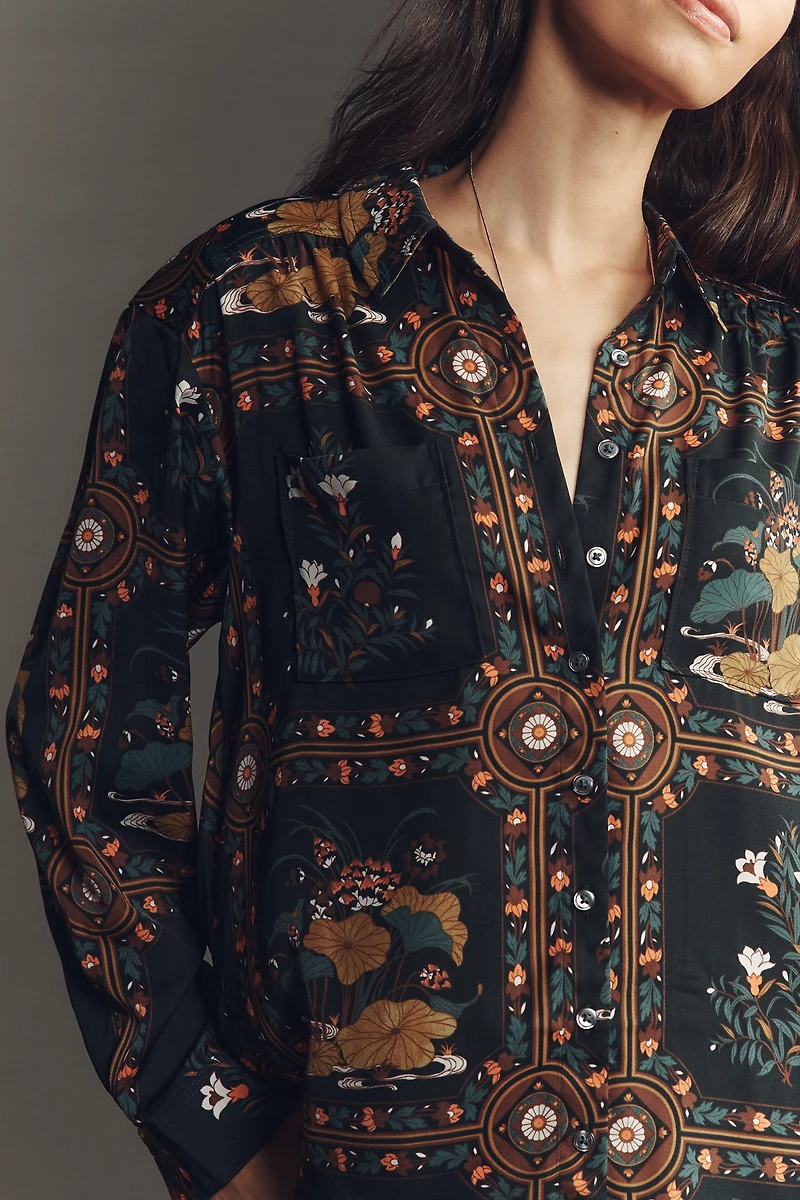 The Brielle Relaxed Buttondown Blouse