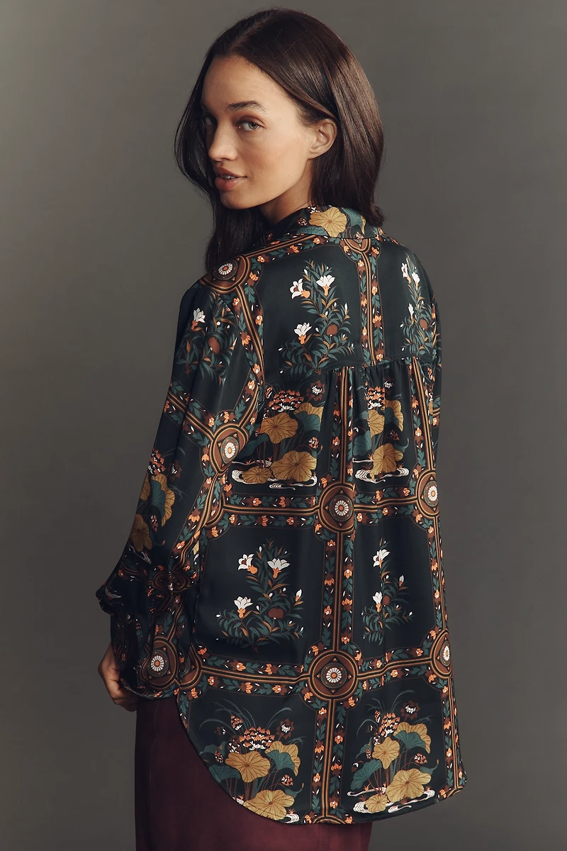 The Brielle Relaxed Buttondown Blouse