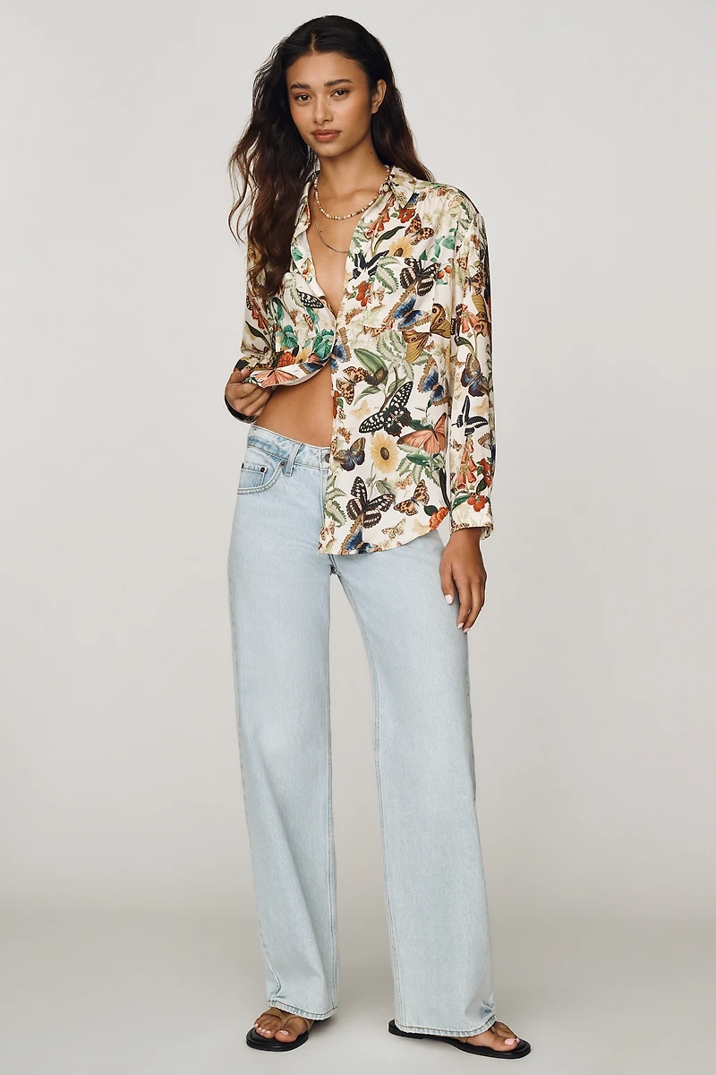 Brielle Relaxed Buttondown Blouse