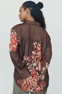 By Anthropologie Brielle Relaxed Buttondown Blouse