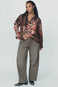 By Anthropologie Brielle Relaxed Buttondown Blouse