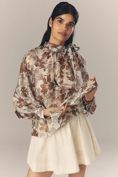 ASTR The Label Cinthia Tie Blouse