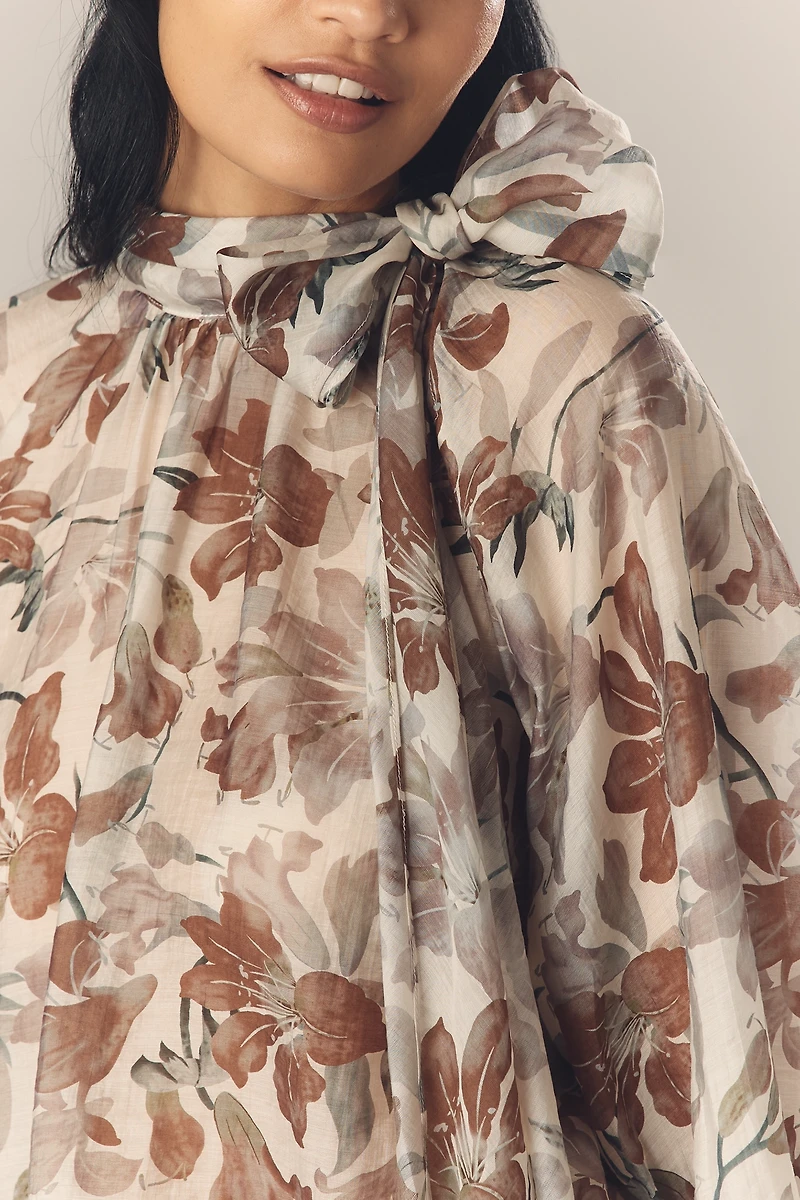 ASTR The Label Cinthia Tie Blouse