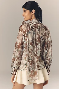 ASTR The Label Cinthia Tie Blouse