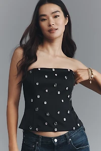 ASTR The Label Jaila Strapless Corset Top