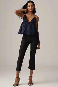 Sarah Hann Sleeveless V-Neck Babydoll Top