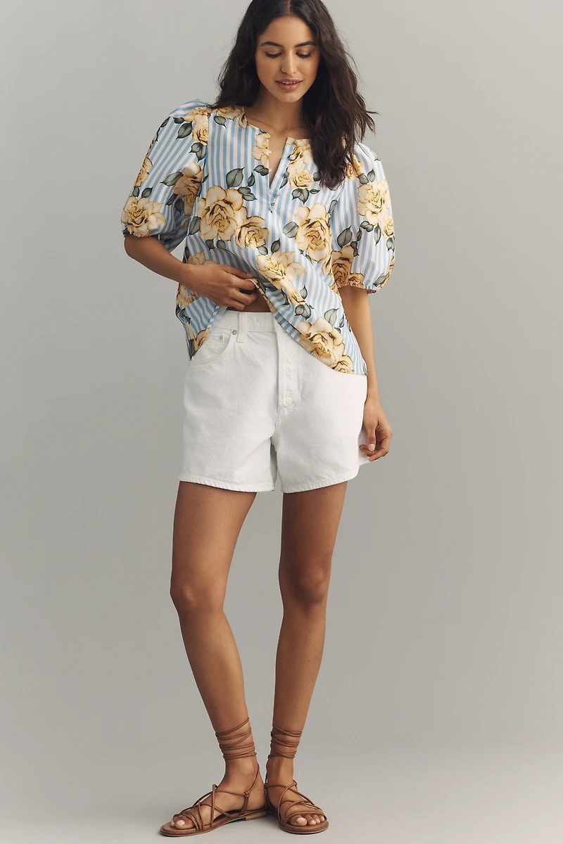 Hutch Atlas Puff-Sleeve Top