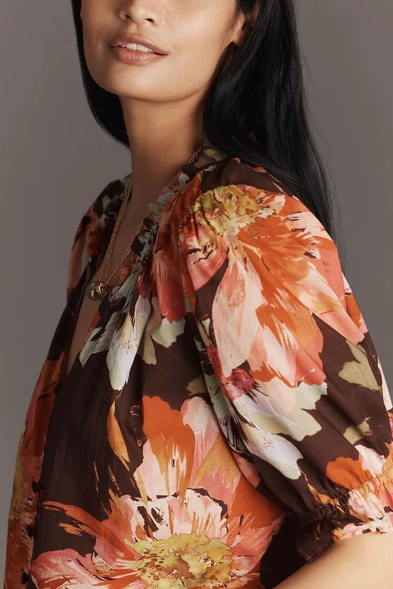 Hutch Lake Printed Blouse