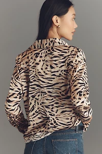 Hutch Ayer Long-Sleeve Collared Blouse