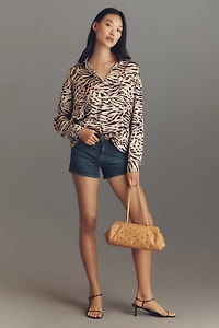 Hutch Ayer Long-Sleeve Collared Blouse