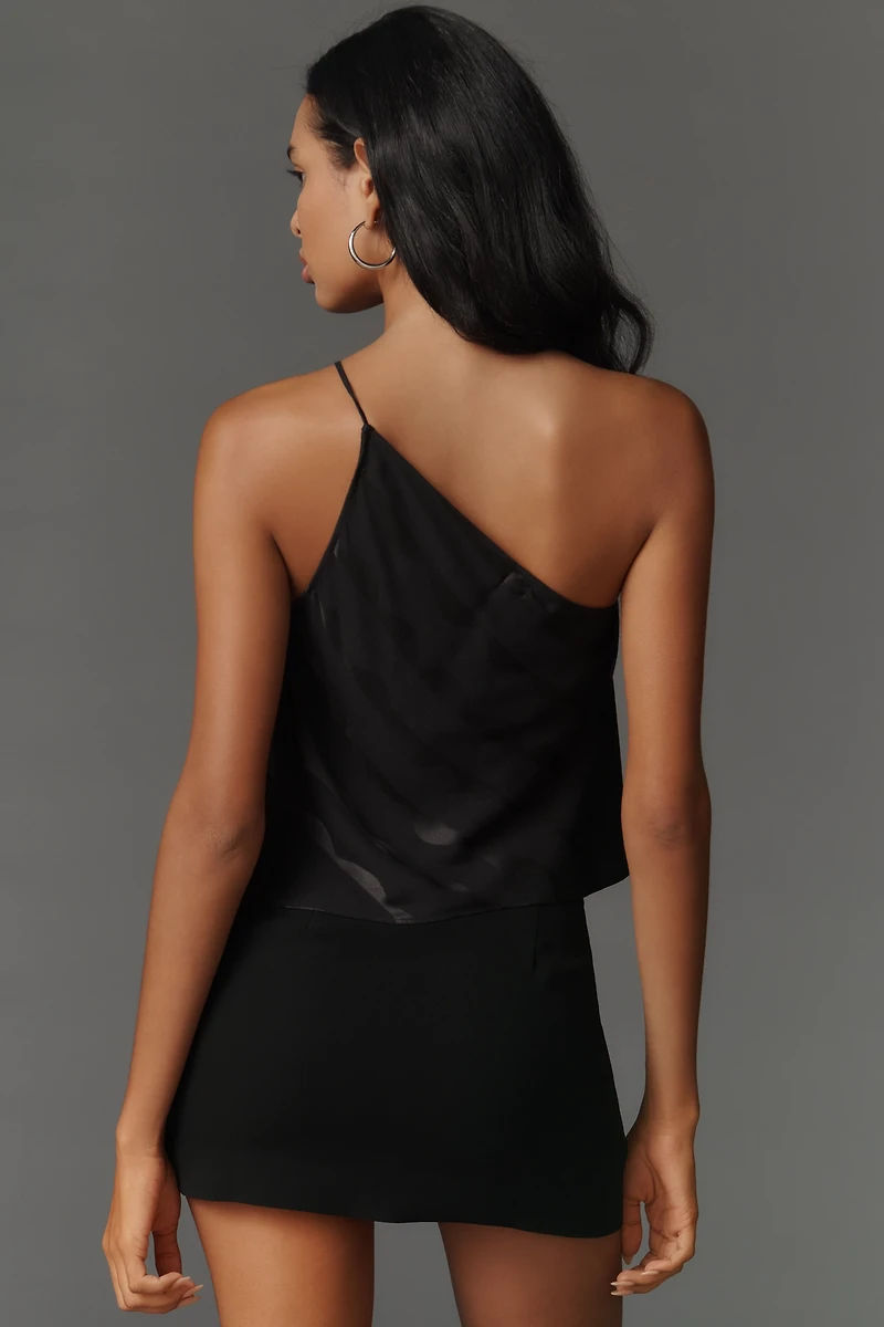 RIXO Hedley One-Shoulder Top